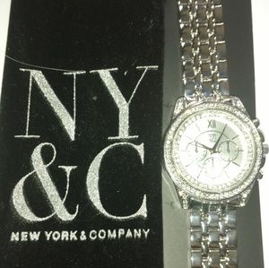 NY&C watch. NWT and velvet pouch.